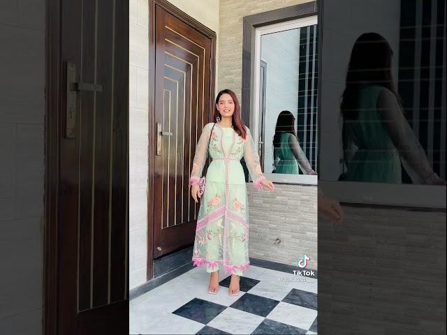 Dress Transition With Fatima Faisal tiktok Video 2021