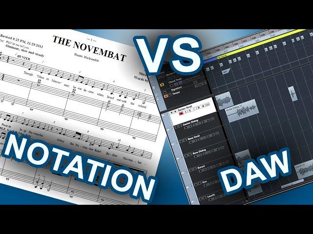 Composing in a Notation Program or DAW?  Here's how to decide!