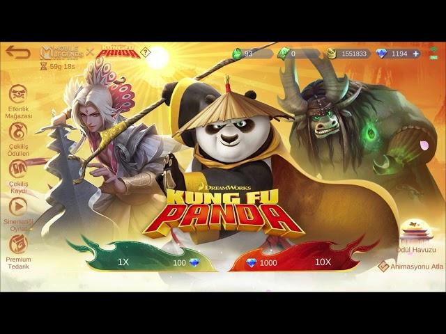 4.000 ELMASA BÜTÜN KOSTÜMLERİ VE EFEKTLERİ ALDIM ! MOBILE LEGENDS KUNG FU PANDA