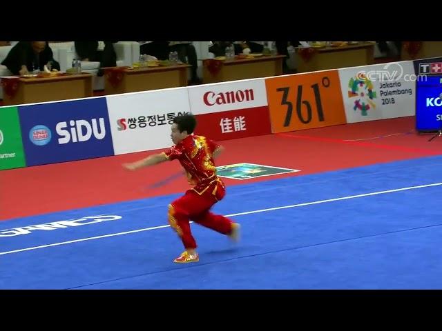 [Asian Games 2018] Cho Seungjae (KOR) - Men's Daoshu - 2nd - 9.72 -= Wushu =-