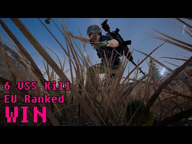 6 Kill Vikendi VSS EU Ranked Win