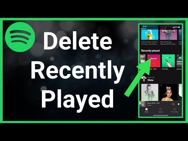 How To Delete Recently Played On Spotify