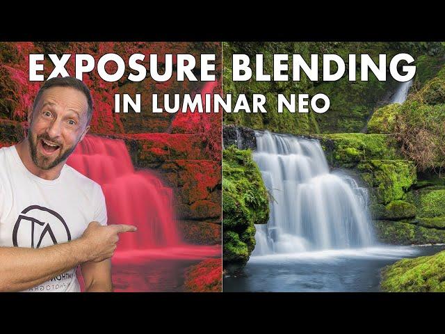 Perfect Exposure Blending With Luminosity Masks - Luminar Neo Editing Tutorial