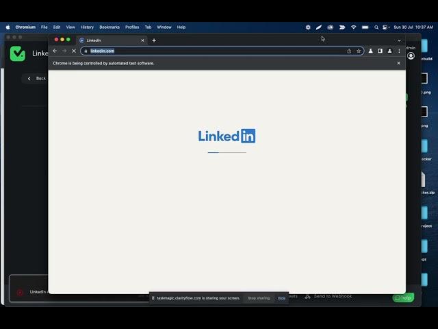 How to automate LinkedIn connections (with message) With TaskMagic