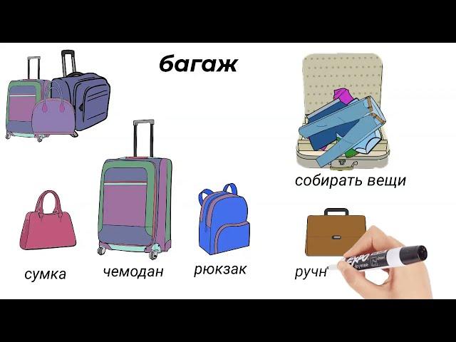 Путешествия. Билеты и багаж. Travel vocabulary. Tickets and luggage. A lot of useful vocabulary.