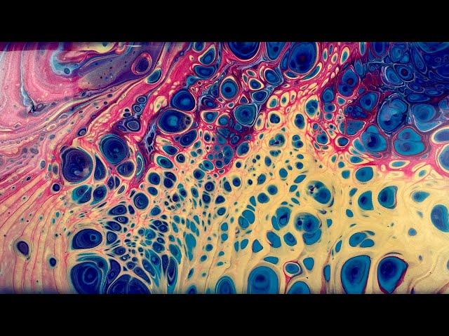 Acrylic Pouring With Marbles And Silicone - Challenge Accepted!