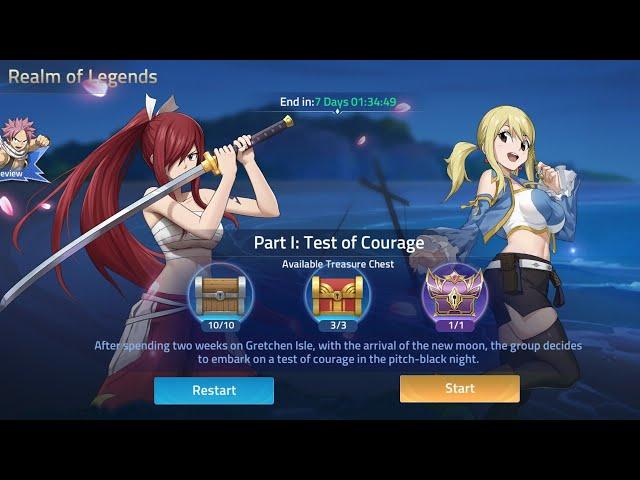 Part 1: Test of Courage (Realm of Legends Chapter) Fairy Tail x MLA Collab