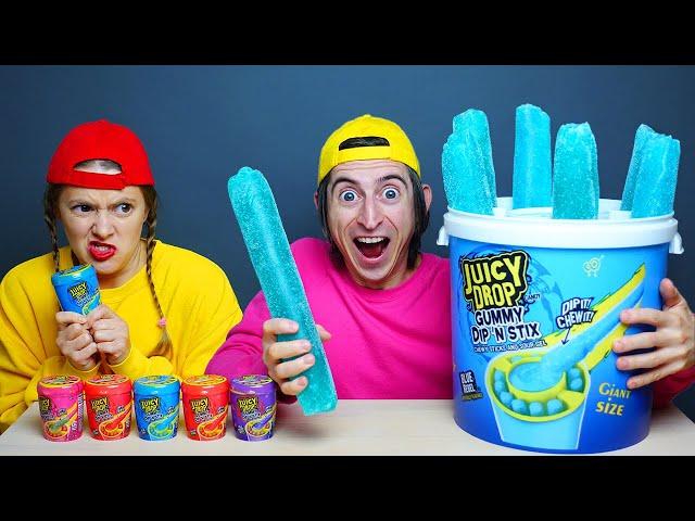 Mukbang Giant Juicy Drop Gummy Candy 자이언트 캔디 MUKACHU