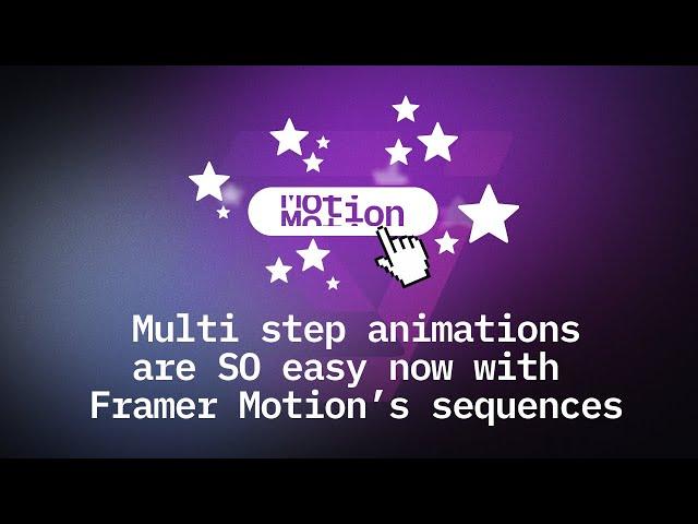 Amazing Button Click Animation With Framer Motion's New Animation Sequences