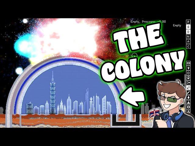 Building a MARTIAN COLONY in The Powder Toy!