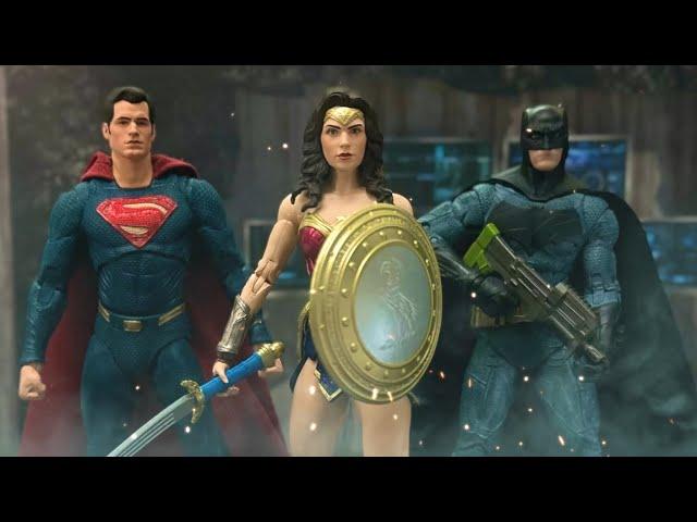 DAWN OF JUSTICE MCFARLANE DC SUPERMAN, WONDER WOMAN, BATMAN REVIEW COMPILATION