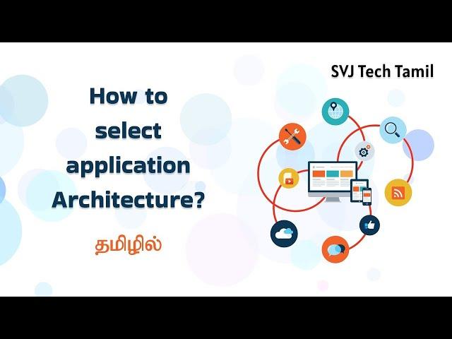 How to select application Architecture?