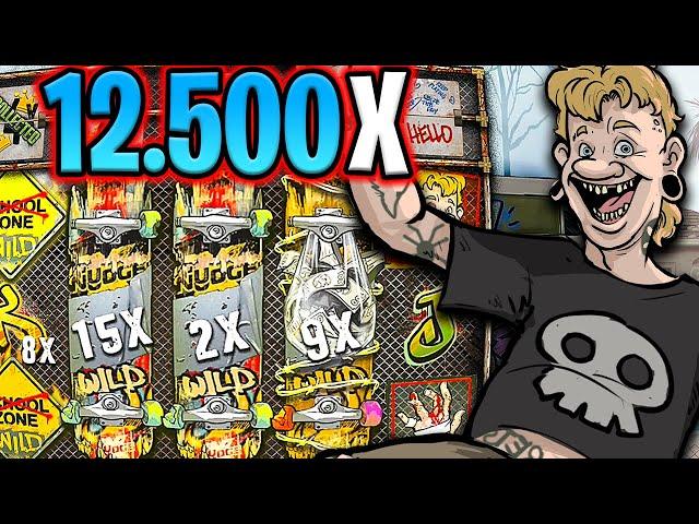 I WON A MEGA JACKPOT  NEW SKATE OR DIE SLOT  MAX BET OMG‼️