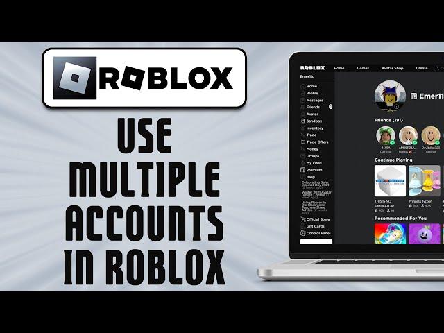 How To Use Multiple Accounts In Roblox (easy)