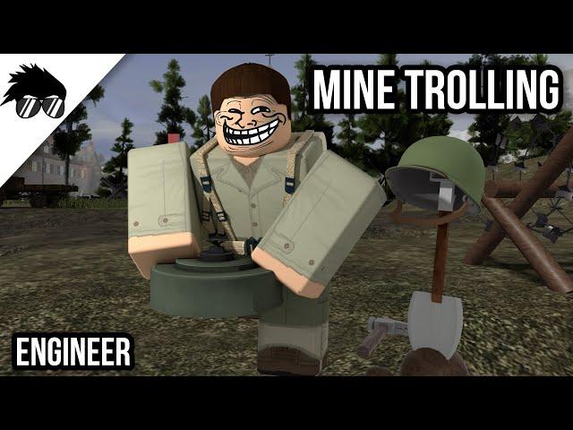 Being A Mine Troll | Roblox D Day Engineer | Engineer Gamepass