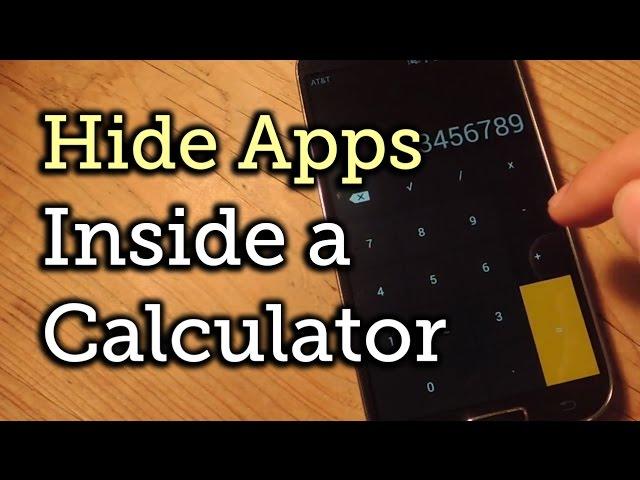 Hide Apps on Android Within a Seemingly Innocent Calculator [How-To]