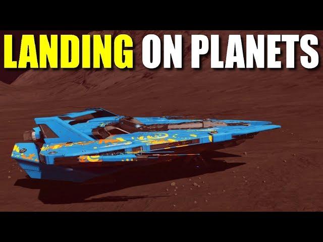 HOW TO LAND ON PLANETS in Elite Dangerous Tutorial