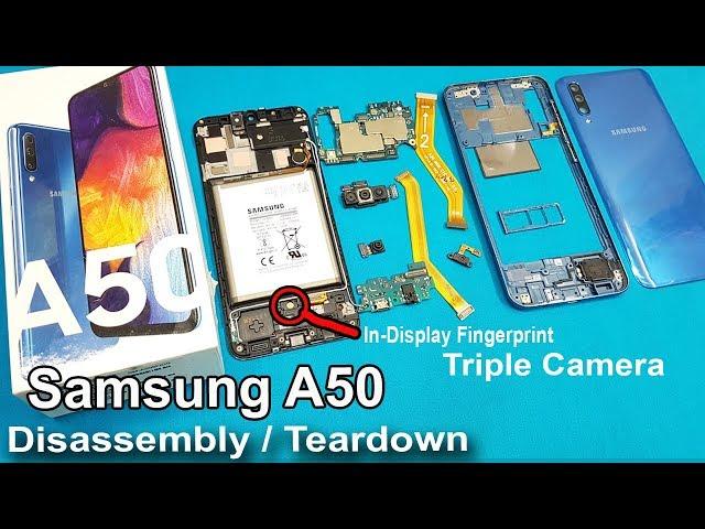 Samsung Galaxy A50 Disassembly / Teardown || How to Open Sammsung A50 / all internal Parts of A50