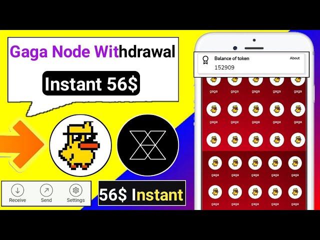 56$ instant || Gaga Node Withdrawal | Crunchbase Airdrop || Crunchbase Withdrawal | New Airdrop 2022