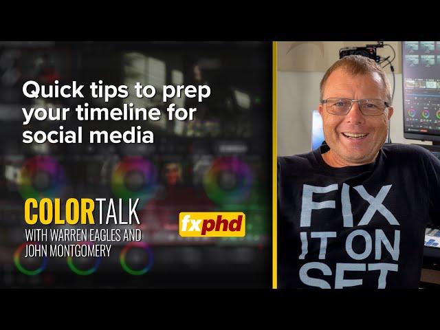 fxphd ColorTalk with Warren Eagles  Episode 1