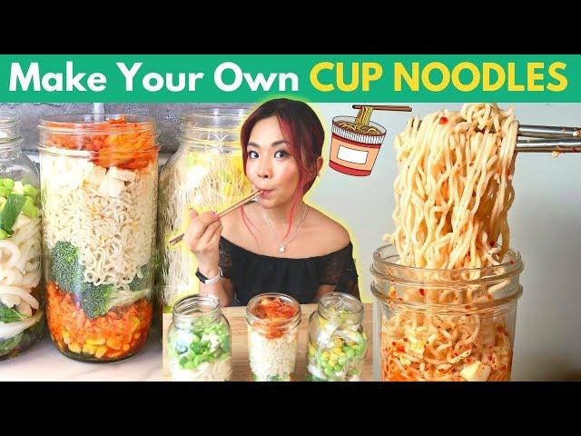 I Made My Own CUP NOODLES (DIY Cup Noodles 3 Different Ways)