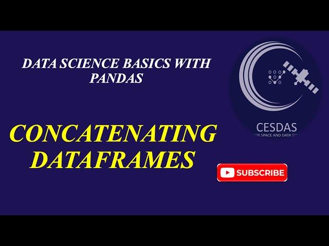 11. How to concatenate dataframes  vertically and horizontally in python pandas.