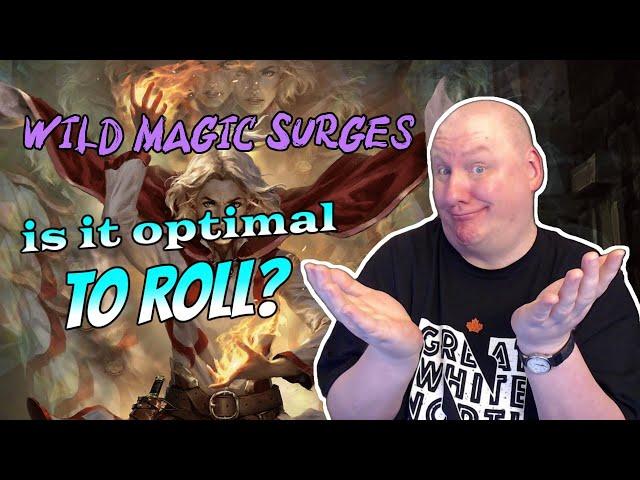 Wild Magic Surge Table in Dnd 2024