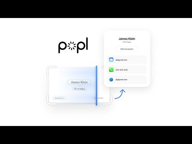 Popl - Business Card Scanner (AI Powered)