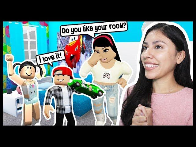 DECORATING MY SONS NEW BEDROOM! - Roblox Roleplay