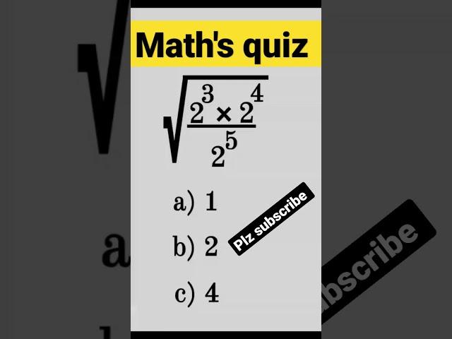 Only genius can solve this maths problem #youtubeshorts