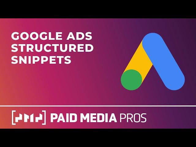 Google Ads Structured Snippets