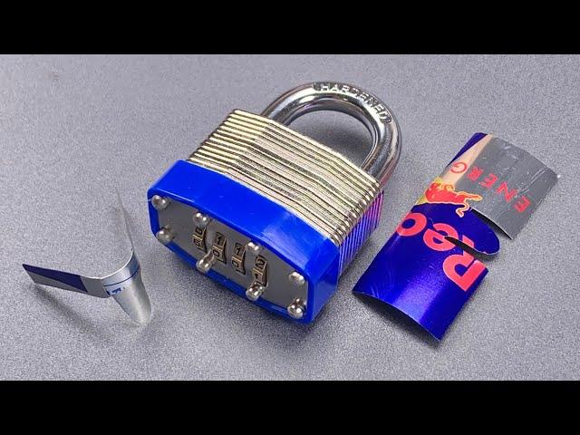 [1095] Red Bull Can Padlock Shimming!