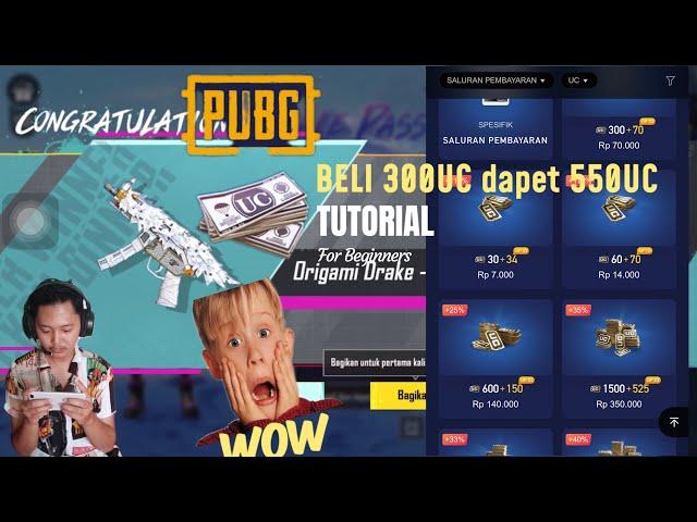 TUTORIAL CARA TOP-UP UC 370UC JADI 550UC DI MISDABUY PUBG-MOBILE