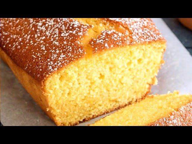 Airy lemon cake with vegetable oil! The easiest recipe 