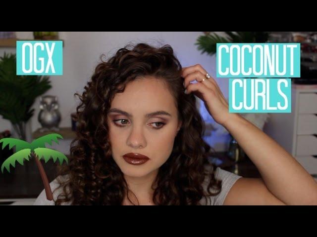 OGX Coconut Curls First Impression | Wash Day & Second Day Hair