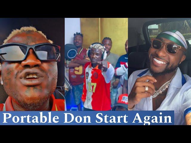 PORTABLE JOIN DAVIDO AS HE DRAG NIGERIANS FOR DEFAMATION AND DROP SONG