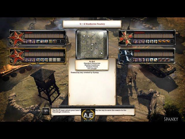 CoH2 2v2 All star showdown: HelpingHans & Kimbo vs. VonAsten & Jove - a thunderous battle.