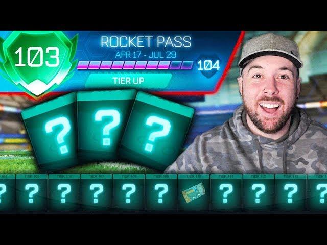 I BOUGHT 100 TIERS on the NEW ROCKET PASS 3! New items and more!