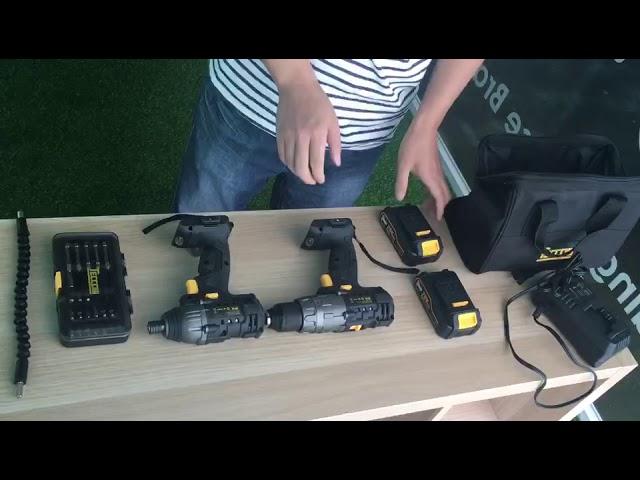 TECCPO @ Unboxing of Cordless Impact Driver & Impact Drill/Driver Combo Kit