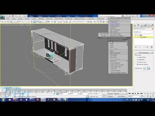 D-ART Tutorial _ 3dsmax Interior Section.wmv