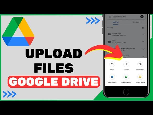 How to Upload Files To Google Drive (iPhone & Android)
