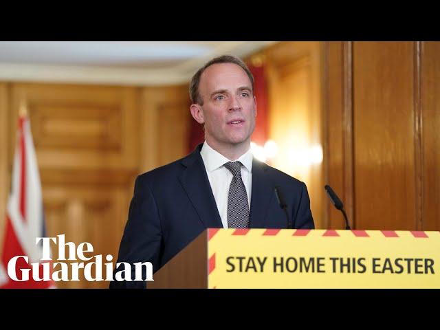 Dominic Raab thanks NHS staff and key workers for Covid-19 response