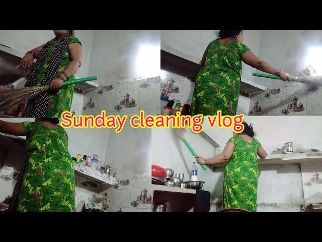 sunday cleaning vlog/ indian housewife morning kitchen cleaning vlog /deep cleaning vlog/morning /