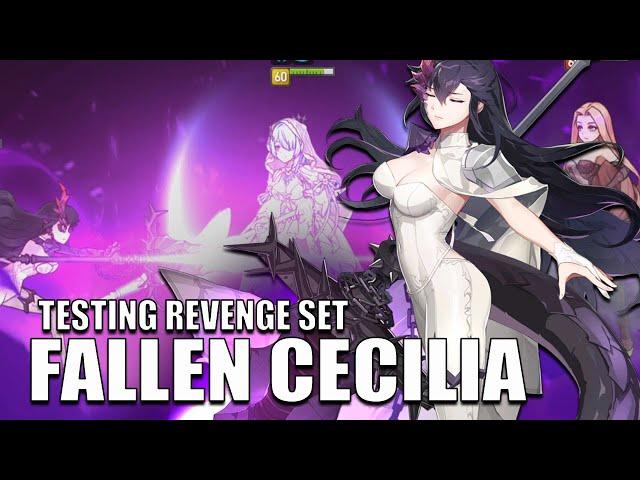 Testing Fallen Cecilia on Revenge Set! - Epic Seven