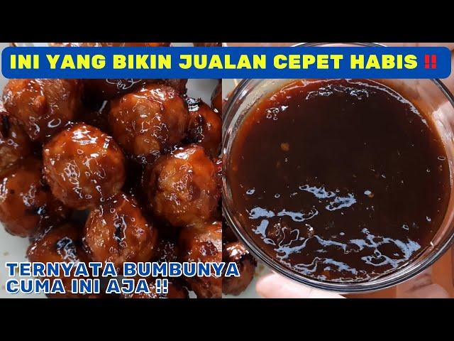 CUMA INI BUMBUNYA ‼️ RESEP OLESAN BAKSO DAN SOSIS BAKAR PEDAS MANIS BIKIN JUALAN CEPET HABIS