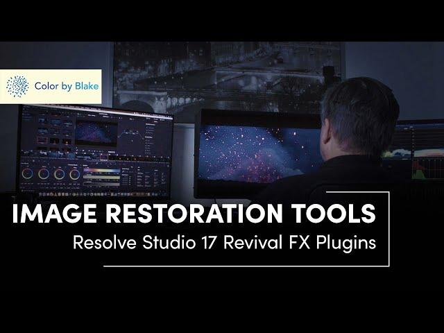 Let's Have A Look At Resolve 17 Restoration Tools!