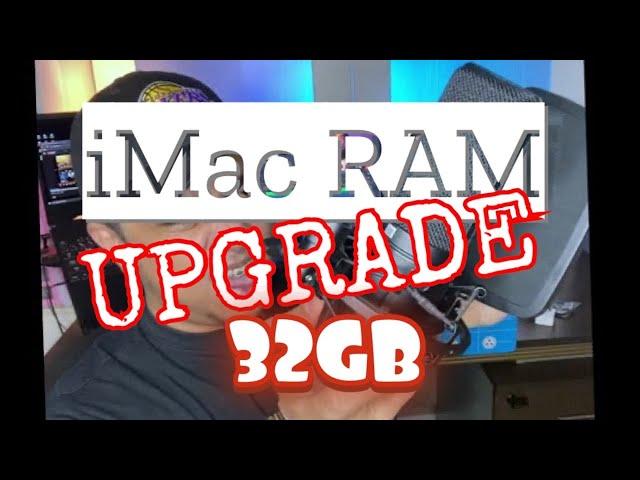 HOW TO UPGRADE | STEP BY STEP  #iMac 2020 RAM upgrade 32GB #DIY