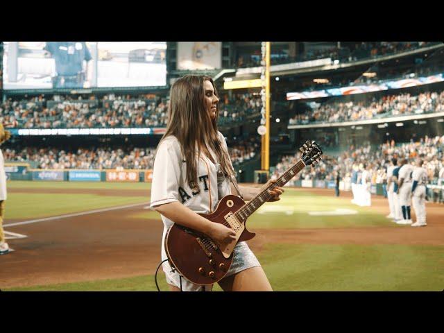 I played the National Anthem for the Houston Astros!!!