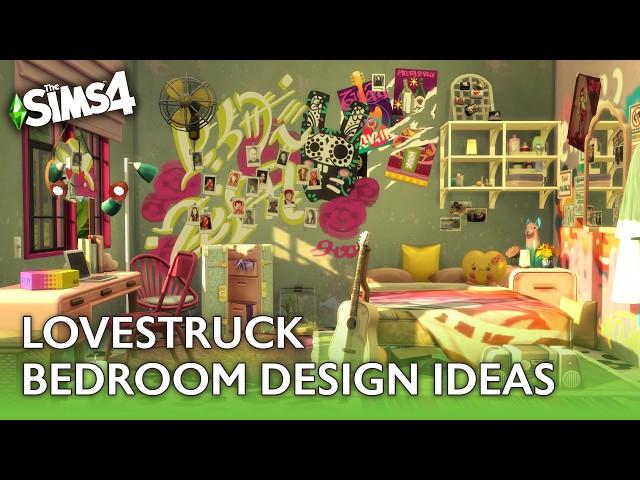 2 Lovestruck Bedroom Design Ideas | The Sims 4 Stop Motion Speed Build | No CC