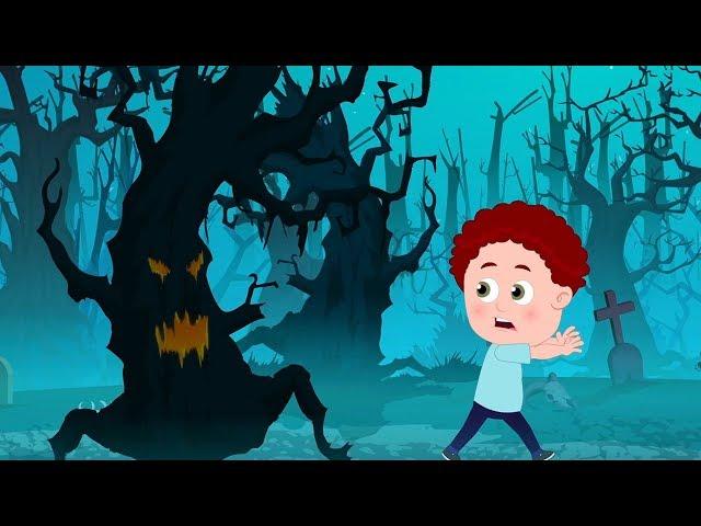 страшные леса | Хэллоуин рифмы | детские песни | Scary Rhymes For Kids | scary Woods Behind My House